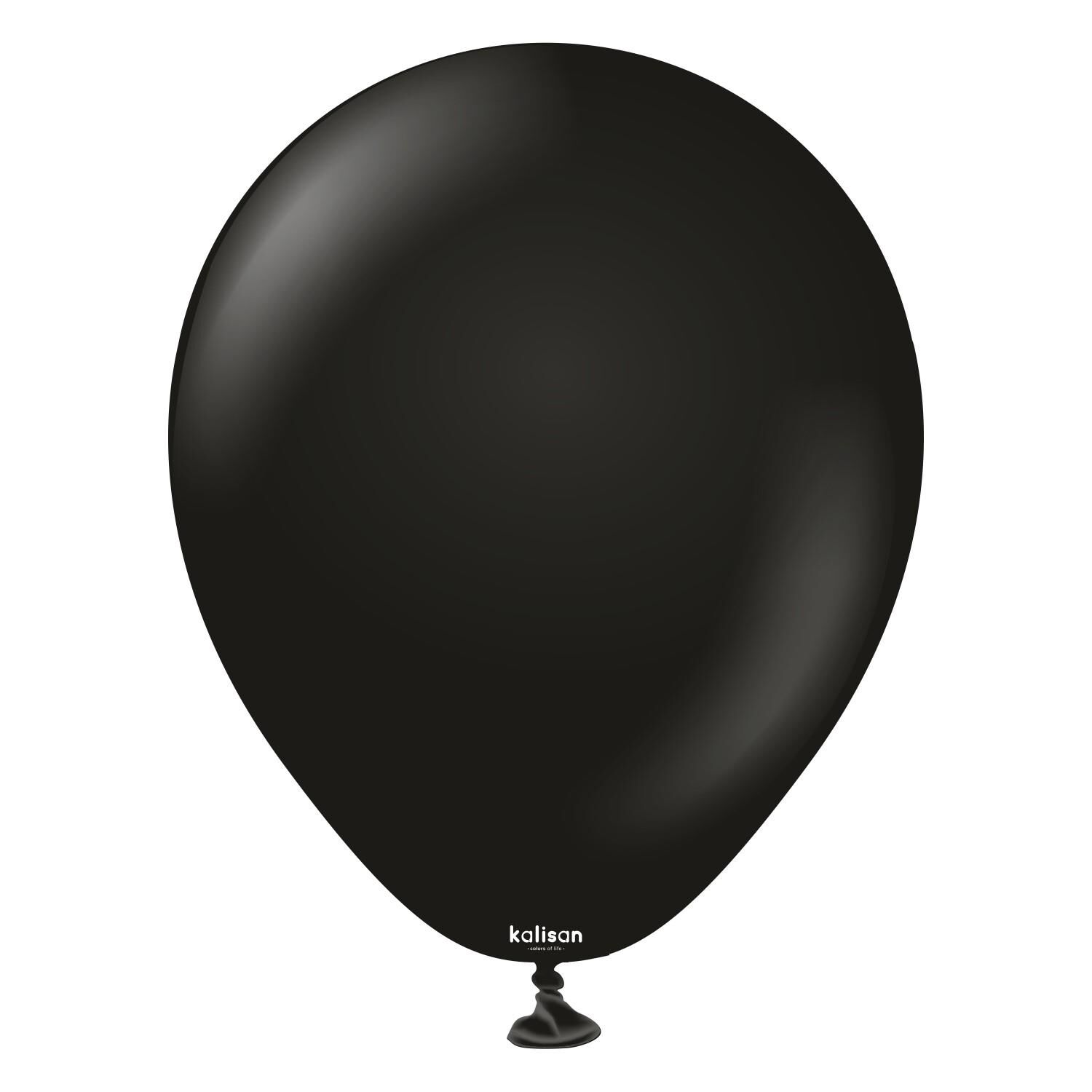 BALON 12'' DÜZ RENK BLACK(SİYAH) 100'LÜ KALİSAN