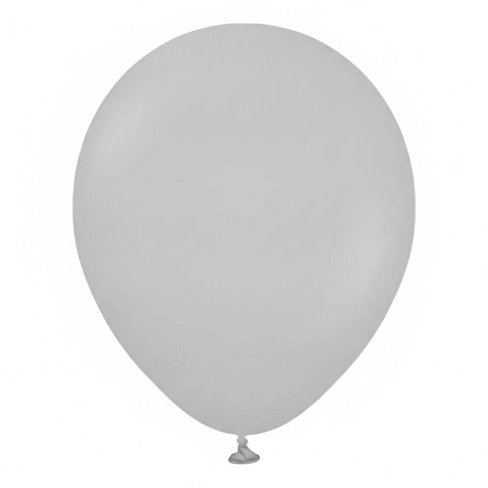 BALON 12'' DÜZ RENK GREY 100'LÜ KALİSAN