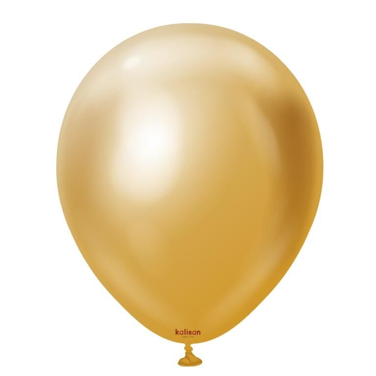 BALON 12'' KROM(MİRROR) GOLD 50 Lİ KALİSAN