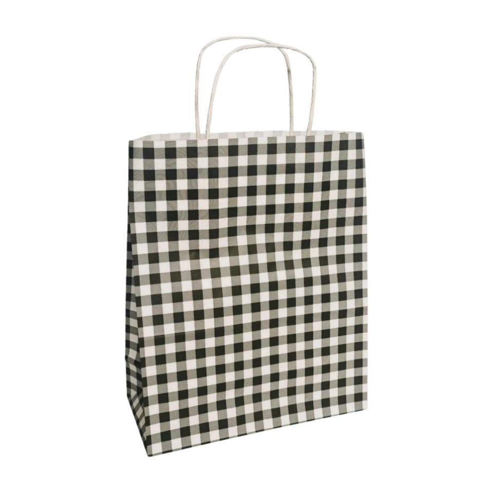 ÇANTA B.KRAFT BÜKÜM SAPLI K.KARE BEYAZ 32*41CM25Lİ