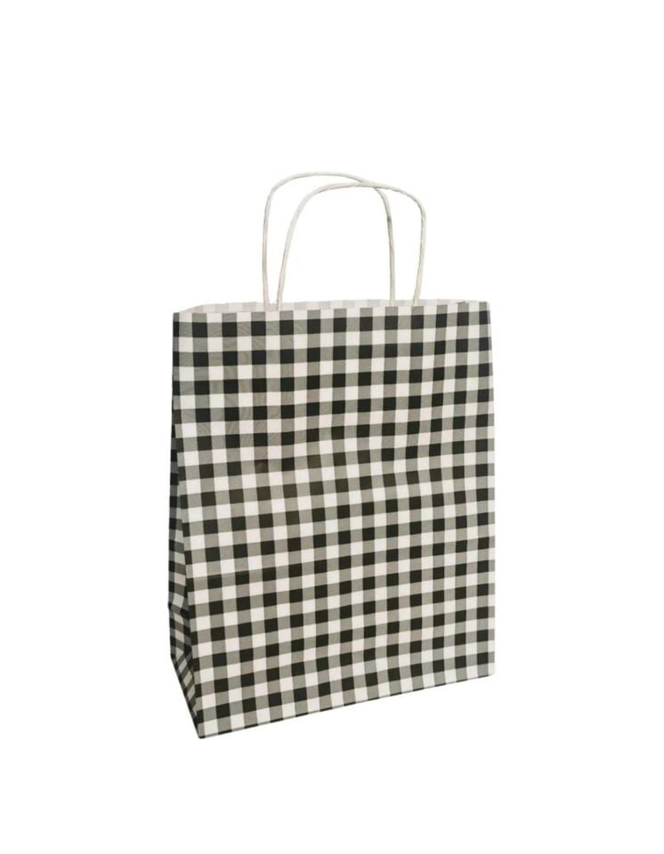 ÇANTA B.KRAFT BÜKÜM SAPLI K.KARE BEYAZ 32*41CM25Lİ