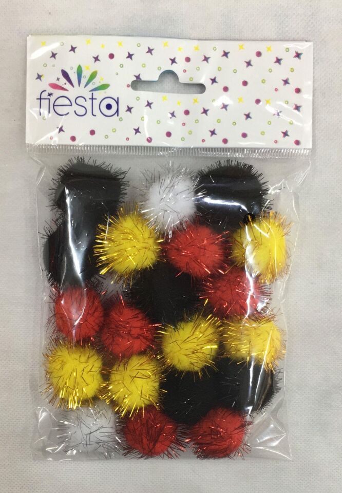 POMPON 3 CM RENKLİ SİMLİ