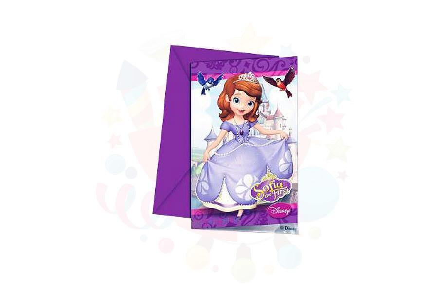 MESAJ KARTI DAVETİYE LİSANSLI 6 LI SOFIA