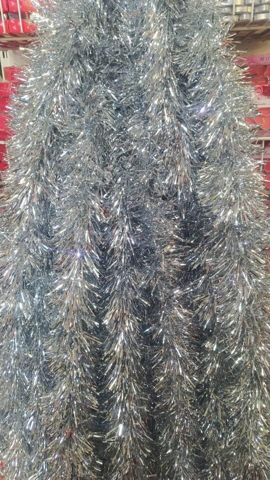 FİESTA SİM SÜS METALİK GÜMÜŞ 10 CM