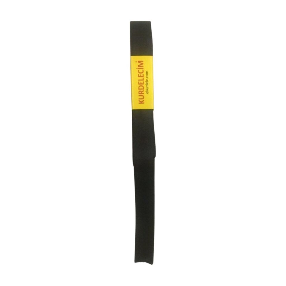 KURDELE SATEN SİYAH 10 MT 2 CM