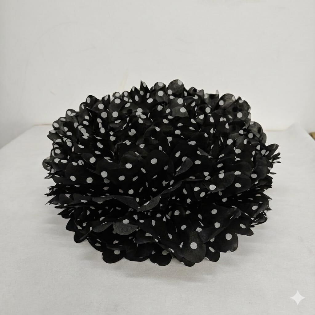 KAĞIT SÜS PELUR KAĞIT POMPOM PUANTİYELİ 25 CM 10 L