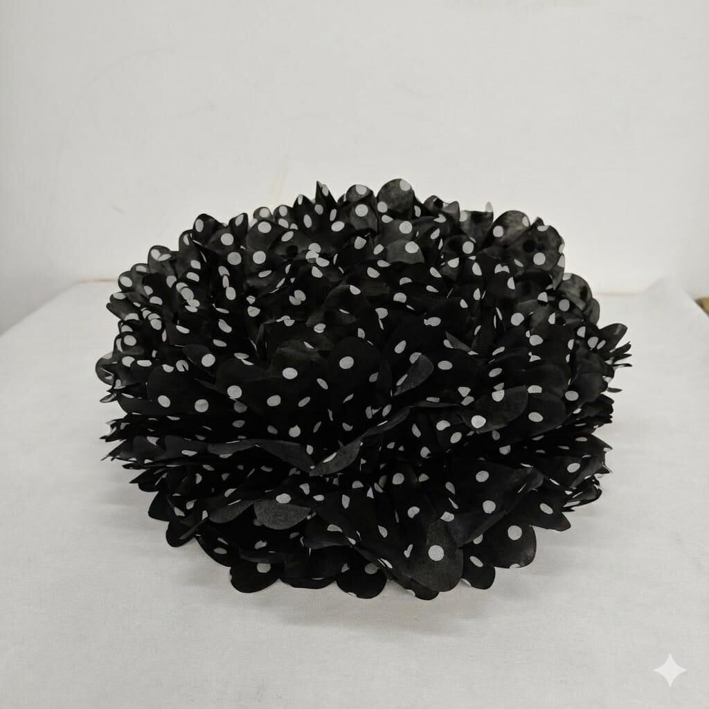 KAĞIT SÜS PELUR KAĞIT POMPOM PUANTİYELİ 25 CM 10 L