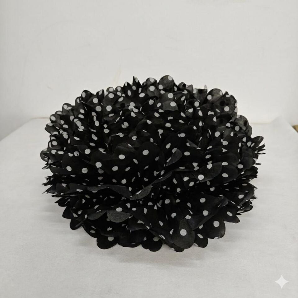 KAĞIT SÜS PELUR KAĞIT POMPOM PUANTİYELİ 25 CM 10 L