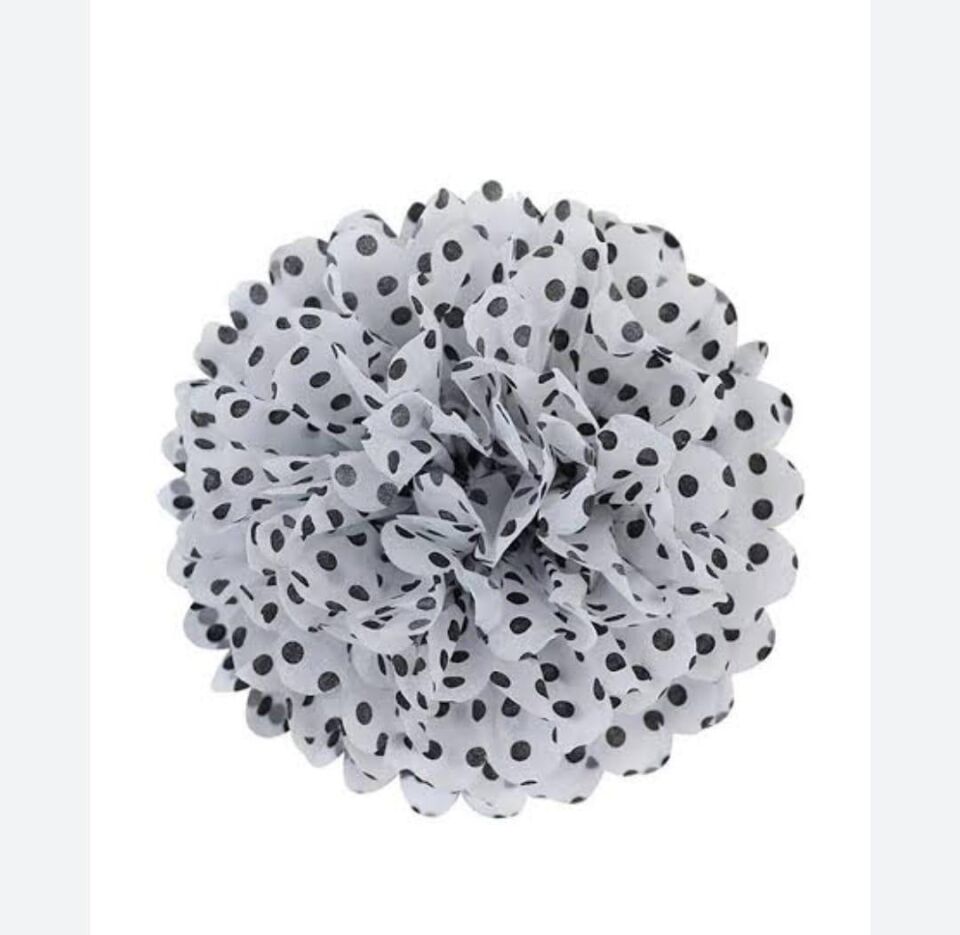 KAĞIT SÜS PELUR KAĞIT POMPOM PUANTİYELİ 25 CM 10 L