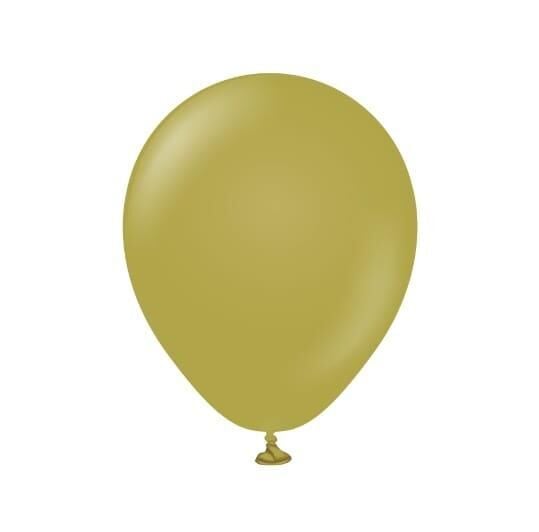 BALON 5''RETRO OLİVE(ZEYTİN) 100'LÜ KALİSAN