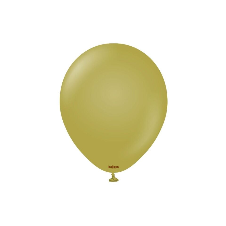 BALON 5''RETRO OLİVE(ZEYTİN) 100'LÜ KALİSAN