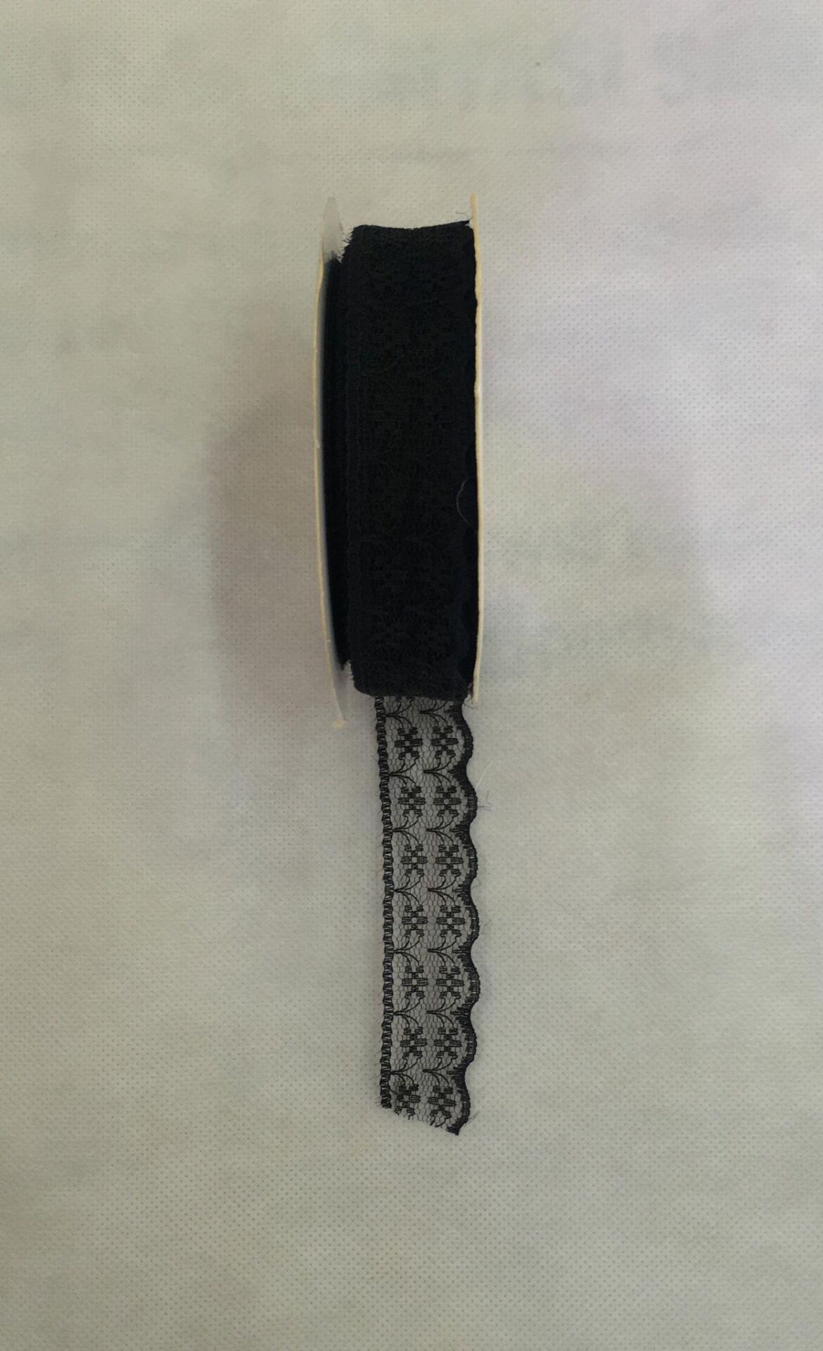 KURDELE KUMAŞ DANTEL 2,5 CM 10 MT SİYAH