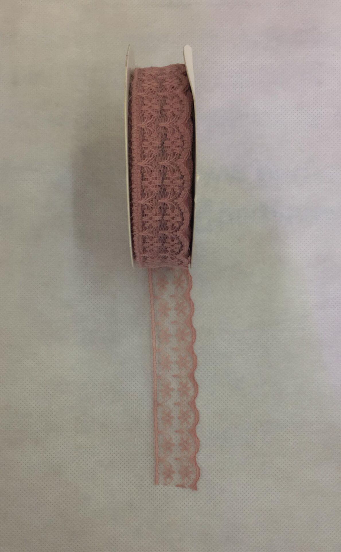 KURDELE KUMAŞ DANTEL 2,5 CM 10 MT PUDRA
