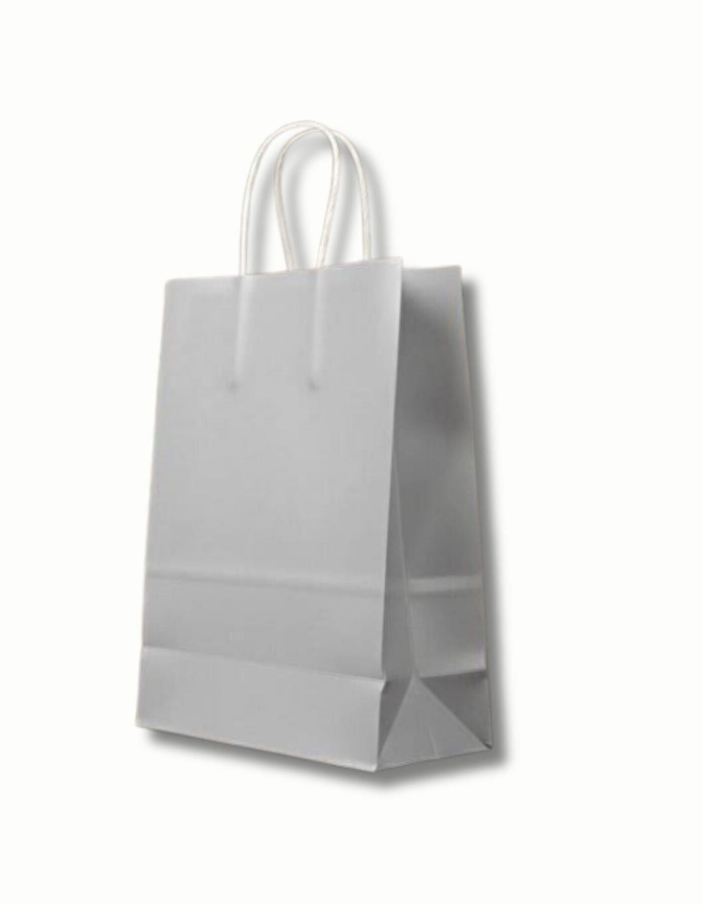 ÇANTA B.KRAFT BÜKÜM SAPLI BEYAZ 18*24 CM 25 Lİ