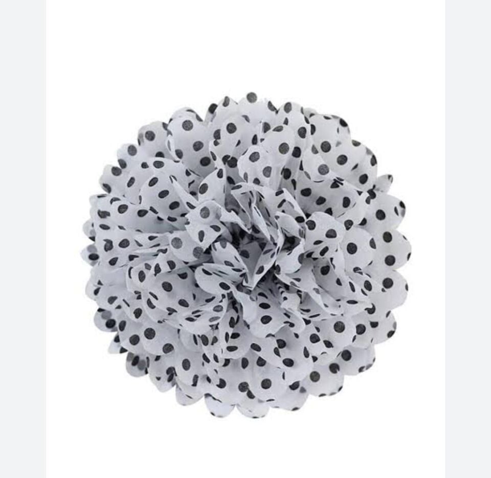 KAĞIT SÜS PELUR KAĞIT POMPOM PUANTİYELİ 35 CM 10 L