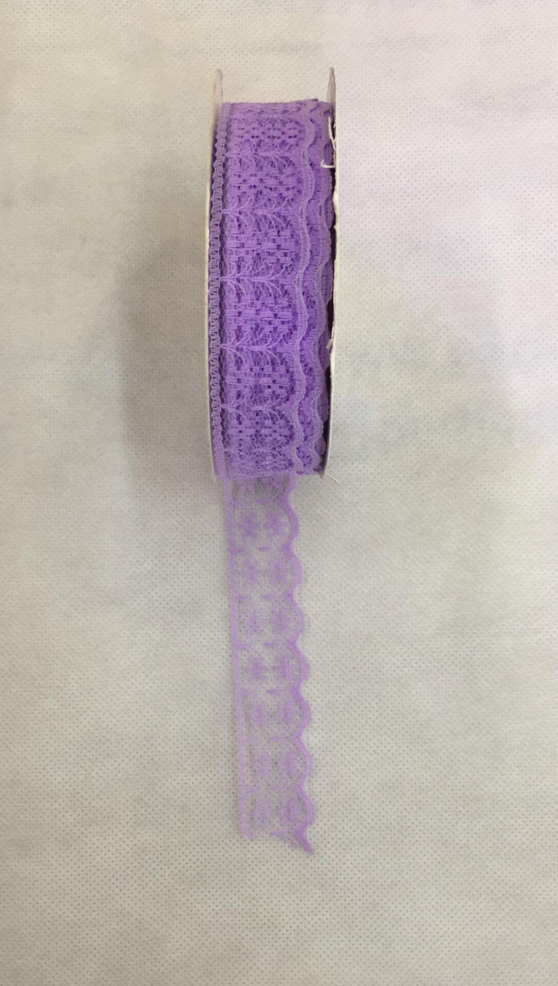 KURDELE KUMAŞ DANTEL 2,5 CM 10 MT LİLA