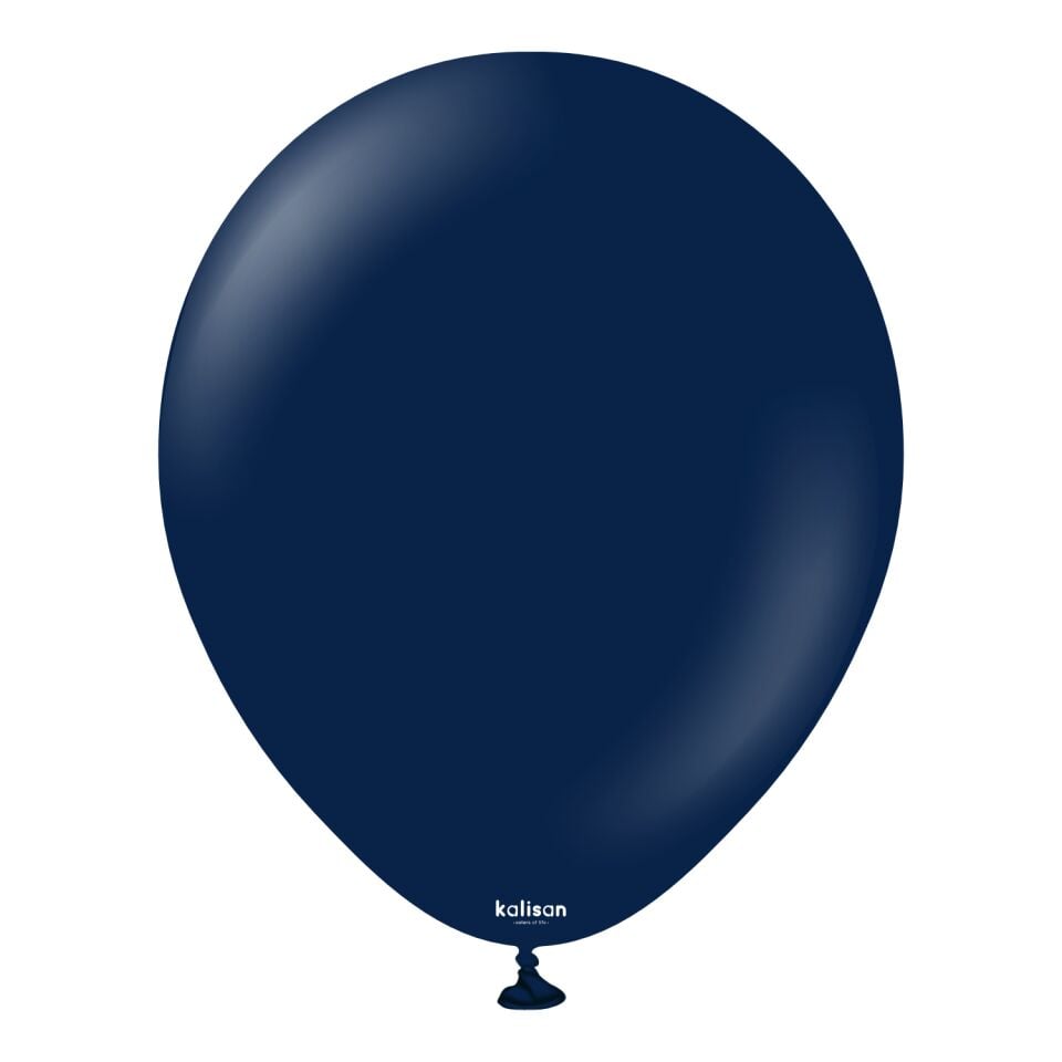 BALON 12'' DÜZRENK NAVY 100'LÜ KALİSAN