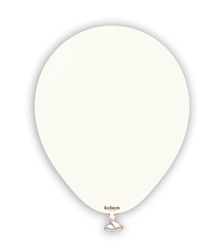 BALON 5''RETRO WHİTE(BEYAZ) 100'LÜ KALİSAN