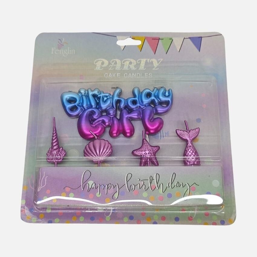 MUM DENİZ KIZI HAPPY GİRL YAZILI