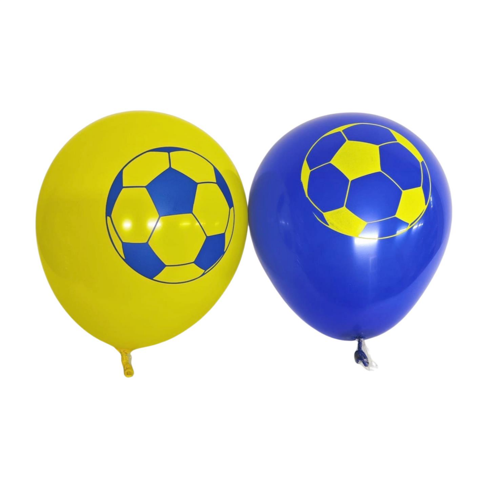 BALON BASKILI TARAFTAR SARI LACİVERT 50 Lİ