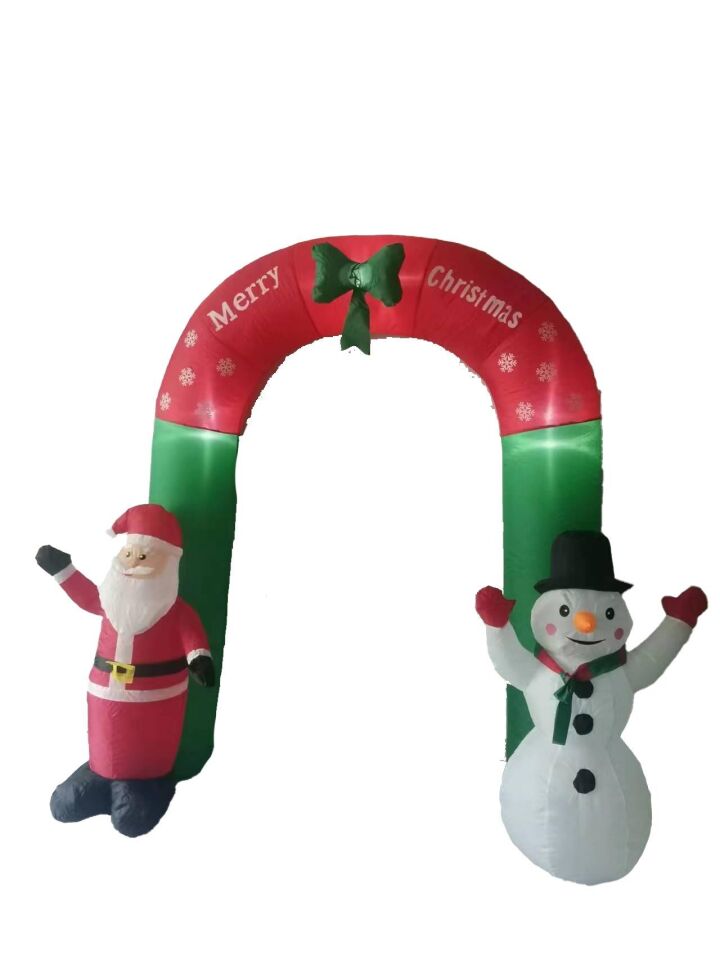 NOEL ŞİŞME KAPI GİRİŞİ TAK NOEL BABA KARDAN ADAM