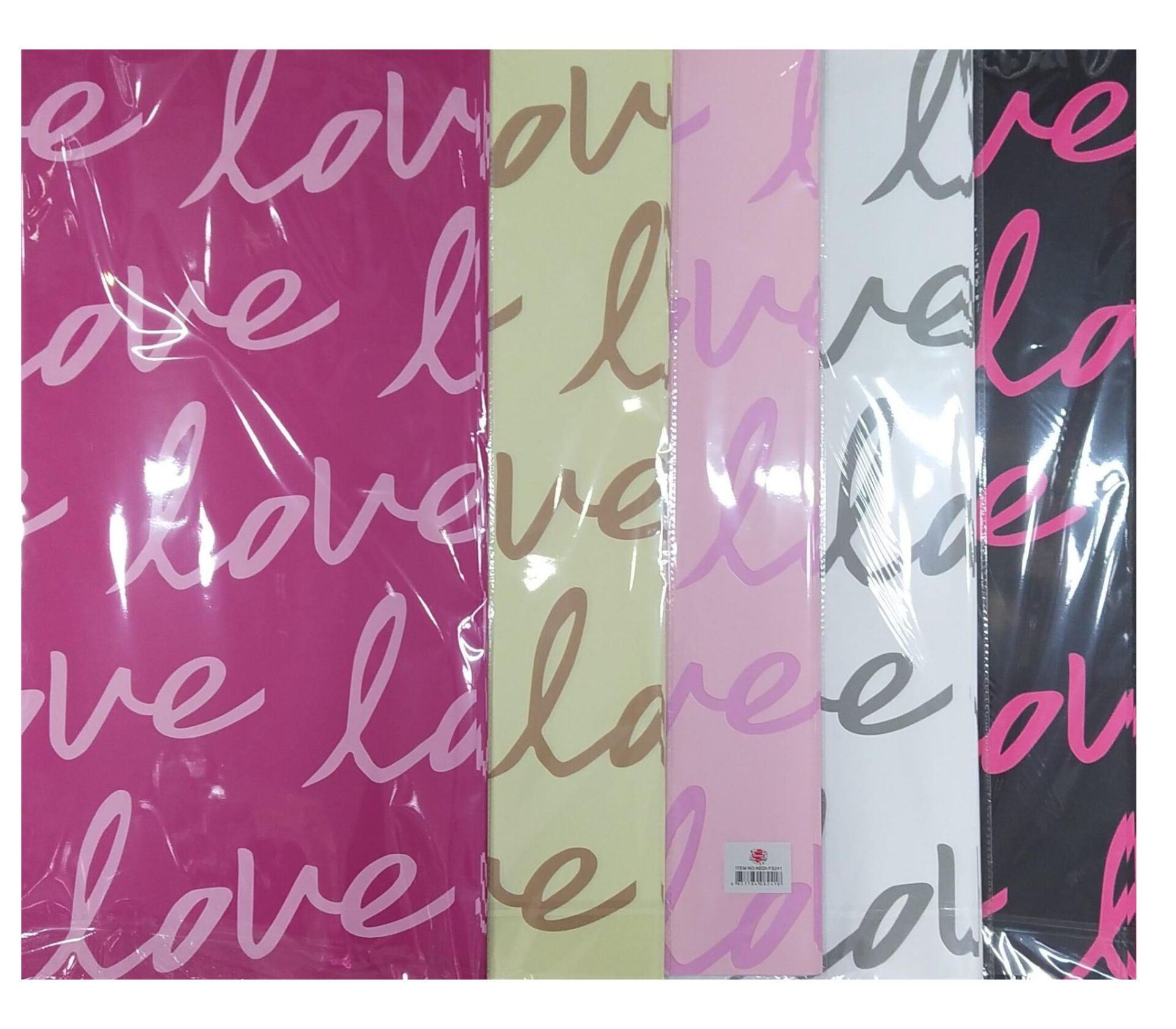 BUKETLİK PP  LOVE YAZILI  58*58 20 Lİ PK