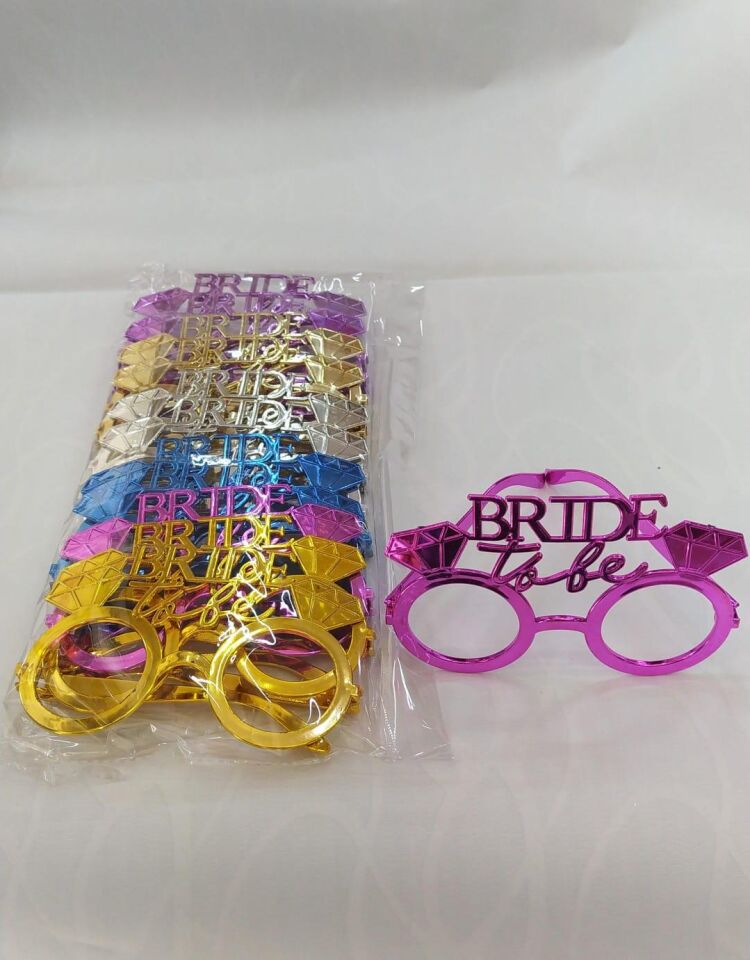 GÖZLÜK  BRIDE TO BE METALİK