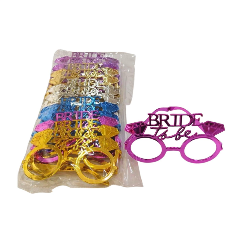 GÖZLÜK  BRIDE TO BE METALİK