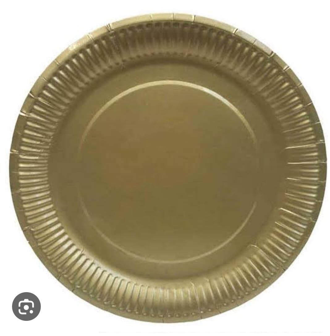 TABAK KARTON TEMALI DÜZ ALTIN