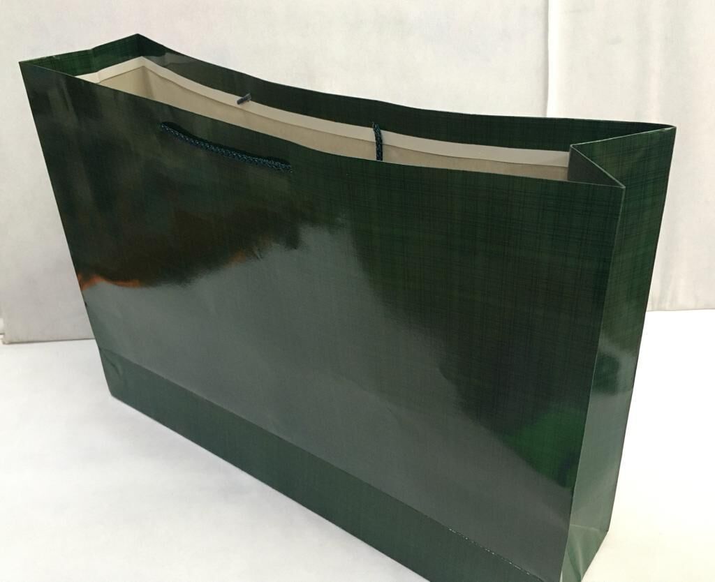 ÇANTA KARTON SELOFANLI 38*56 YEŞİL 10'LU