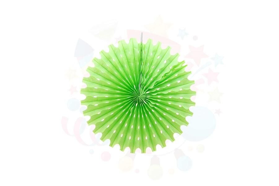 KAĞIT YELPAZE SÜS YEŞİL 30 CM