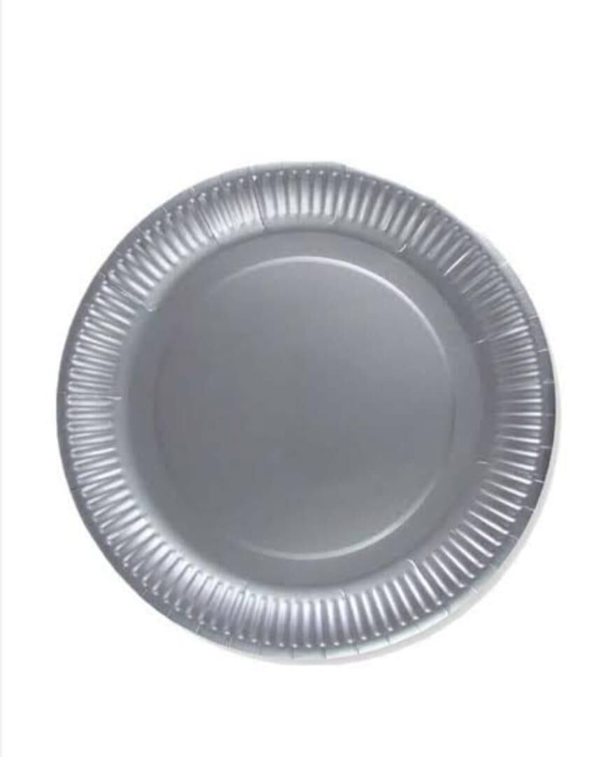 TABAK KARTON TEMALI DÜZ GÜMÜŞ