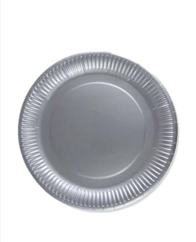 TABAK KARTON TEMALI DÜZ GÜMÜŞ