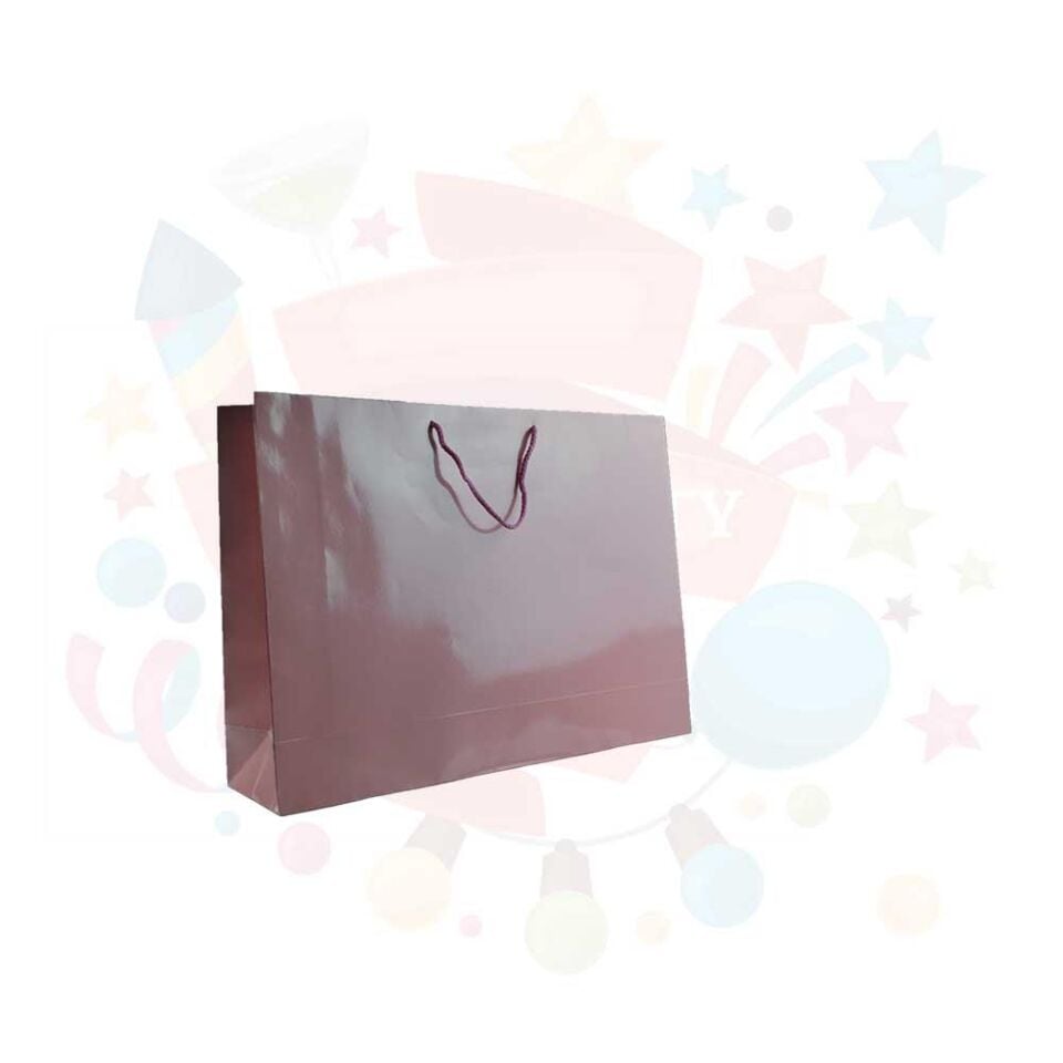 ÇANTA KARTON SELOFANLI 38*56 PEMBE 10'LU