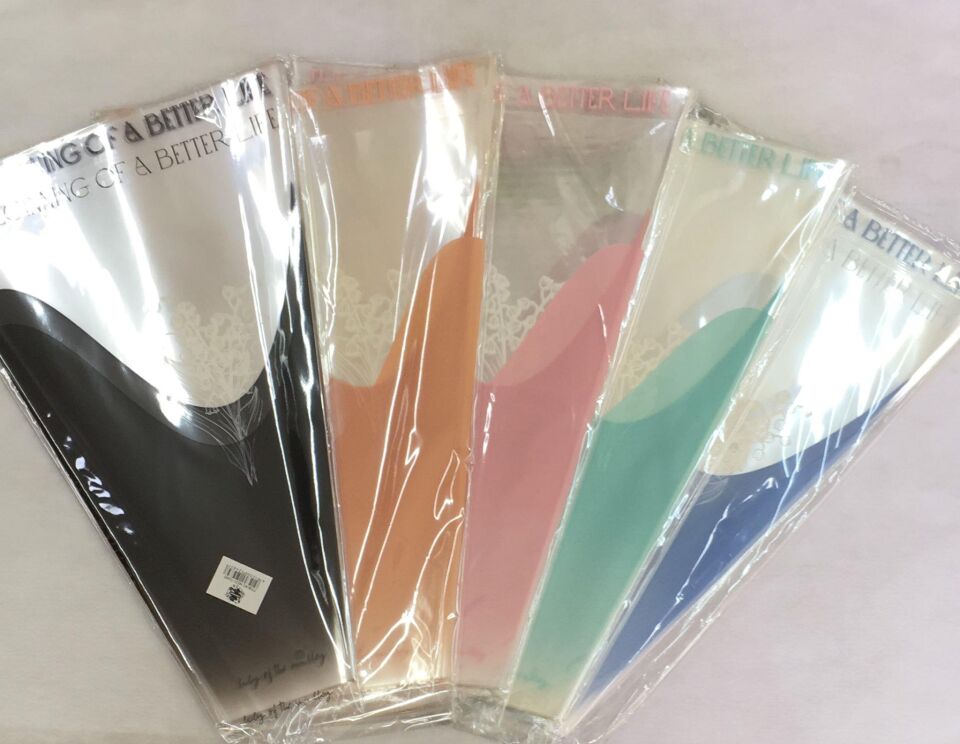 BUKETLİK POŞET RENKLİ  DESENLİ  29*10*45(30AD/PK)