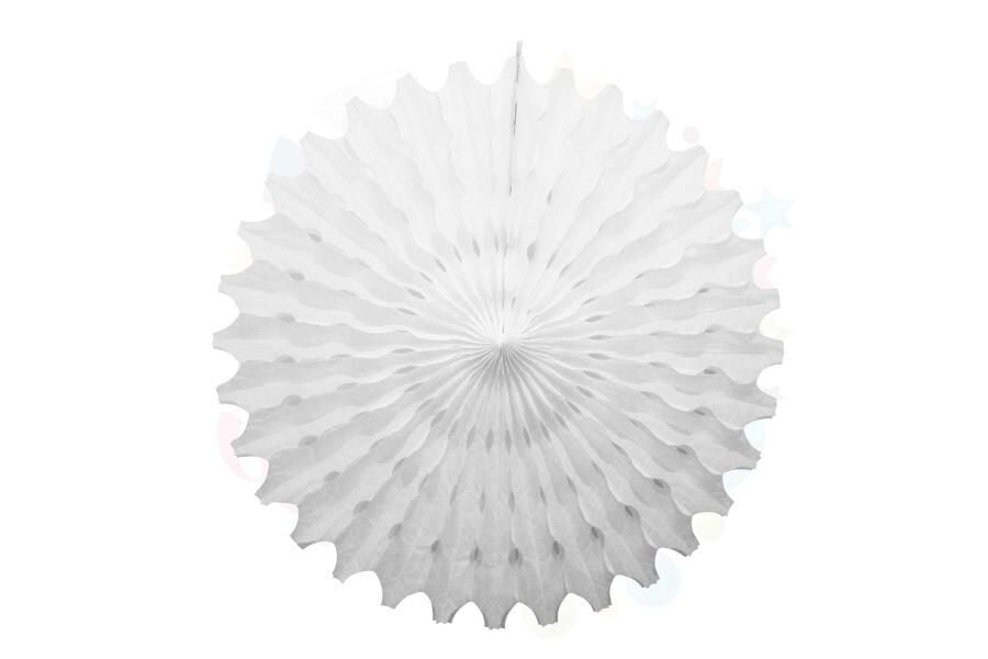 KAĞIT YELPAZE SÜS BEYAZ 70 CM