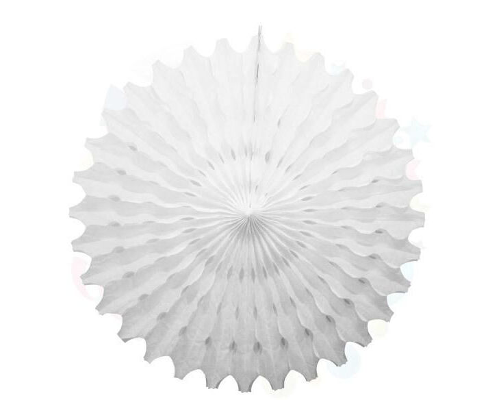 KAĞIT YELPAZE SÜS BEYAZ 70 CM