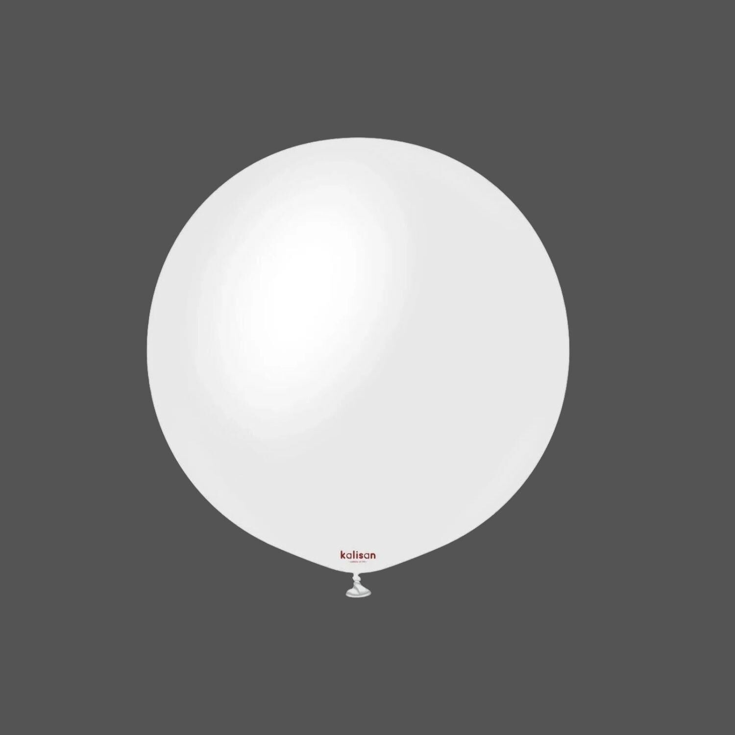 BALON 5'' OPAQUE SATİN SNOW WHİTE 50 Lİ KALİSAN