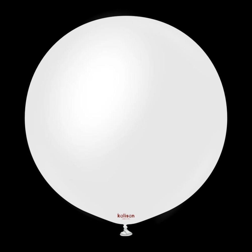 BALON 5'' OPAQUE SATİN SNOW WHİTE 50 Lİ KALİSAN