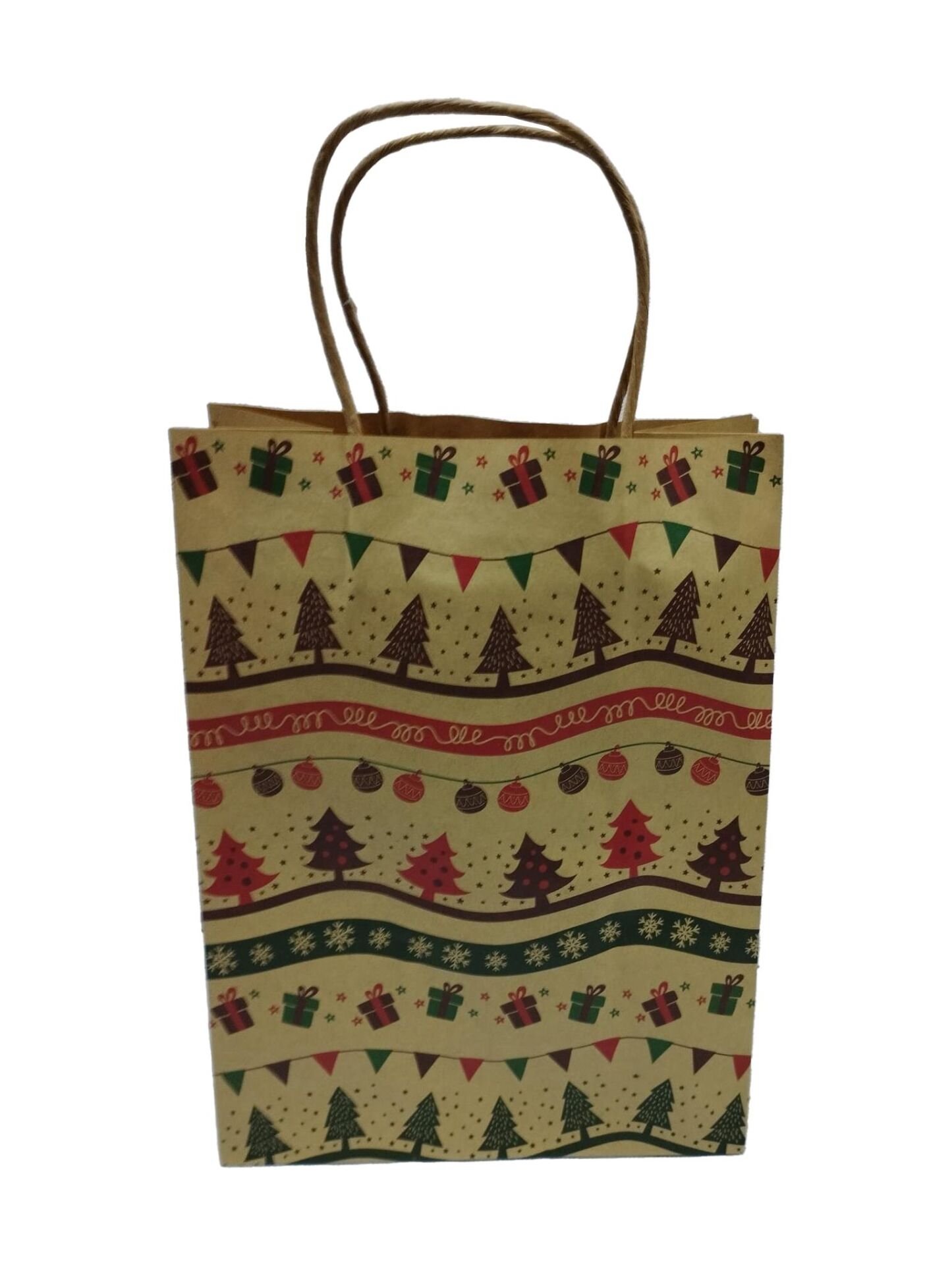 ÇANTA BÜKÜM SAPLI İTHAL KRAFT  26*33 ÇAM AĞAÇ12 Lİ