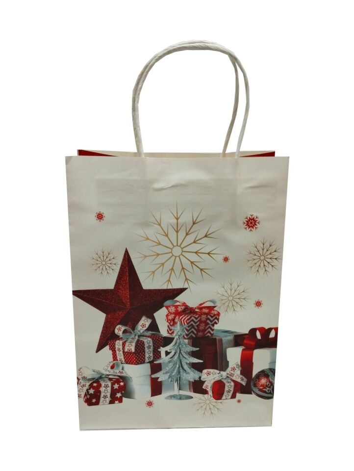 ÇANTA BÜKÜM SAPLI İTHAL B.KRAFT 19*26 YILDIZ 12 Lİ