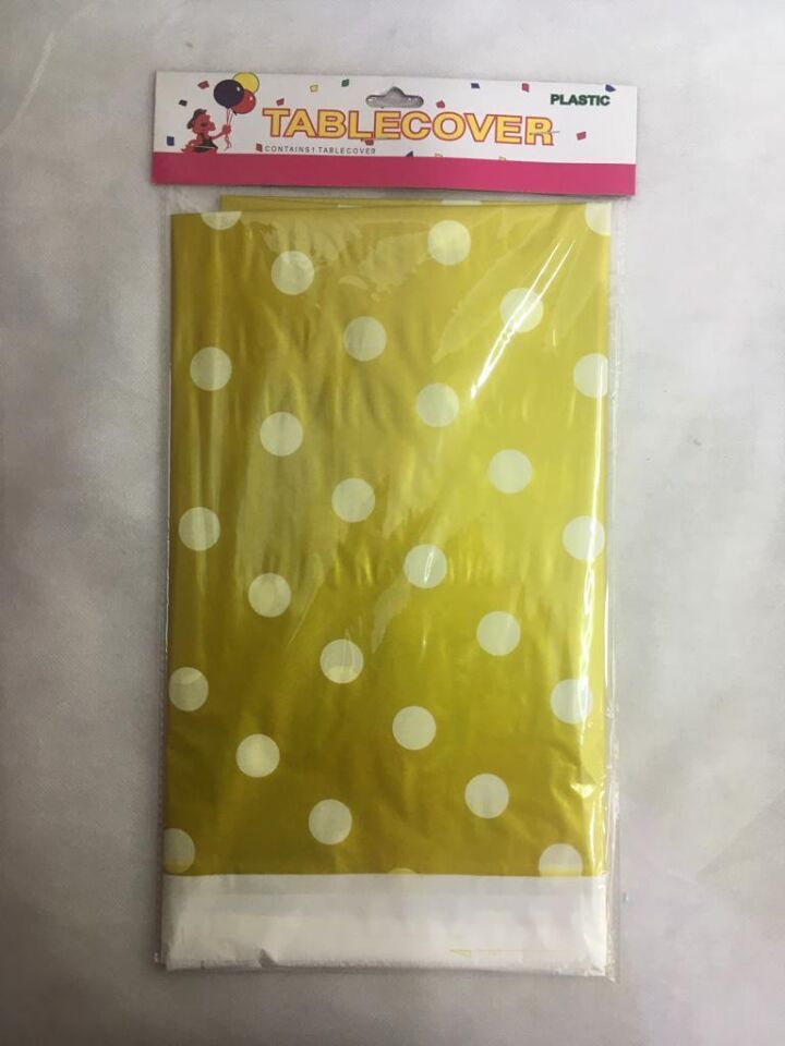 MASA ÖRTÜSÜ PUANTİYELİ GOLD 108*180 CM