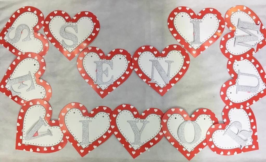 OYNAR KARTON YAZI 3D SİMLİ SENİ SEVİYORUM