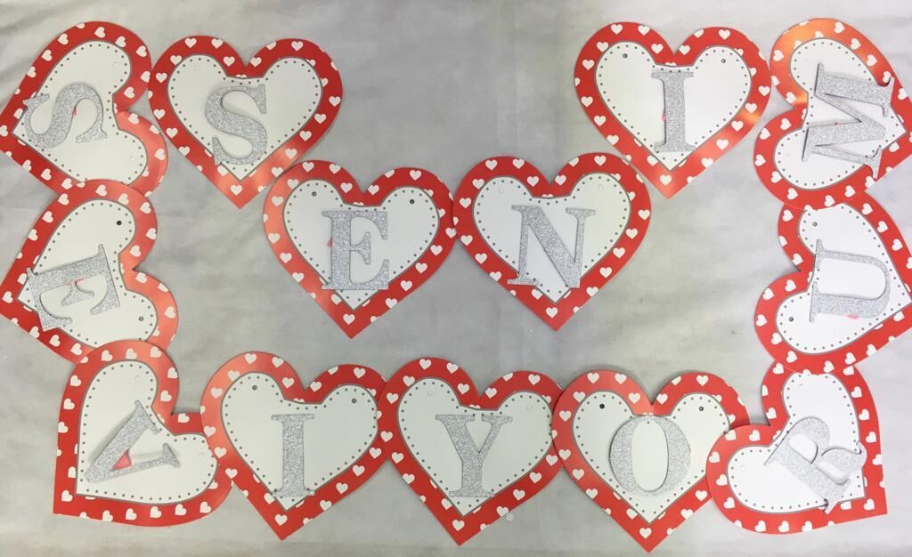 OYNAR KARTON YAZI 3D SİMLİ SENİ SEVİYORUM