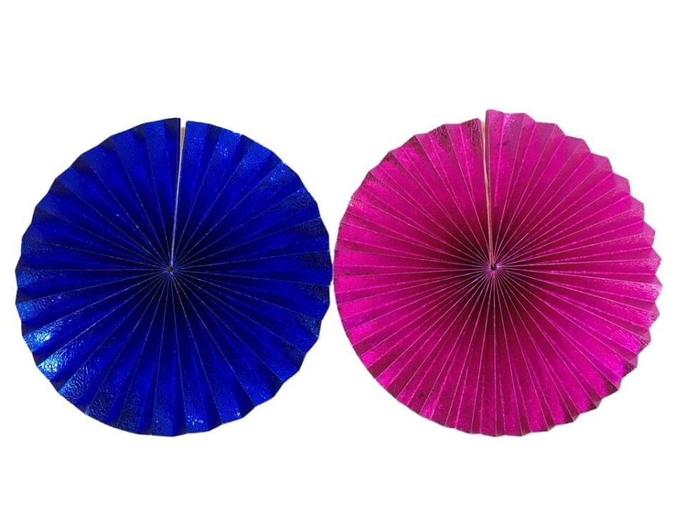 YELPAZE SÜS GOFRAJLI METALİK 30 CM (3 AD)