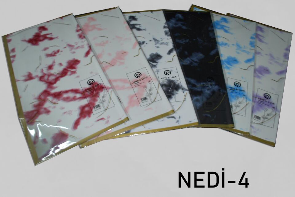 BUKETLİK PP METAL GOLD ÇİZGİLİ  60*60 20 Lİ PK