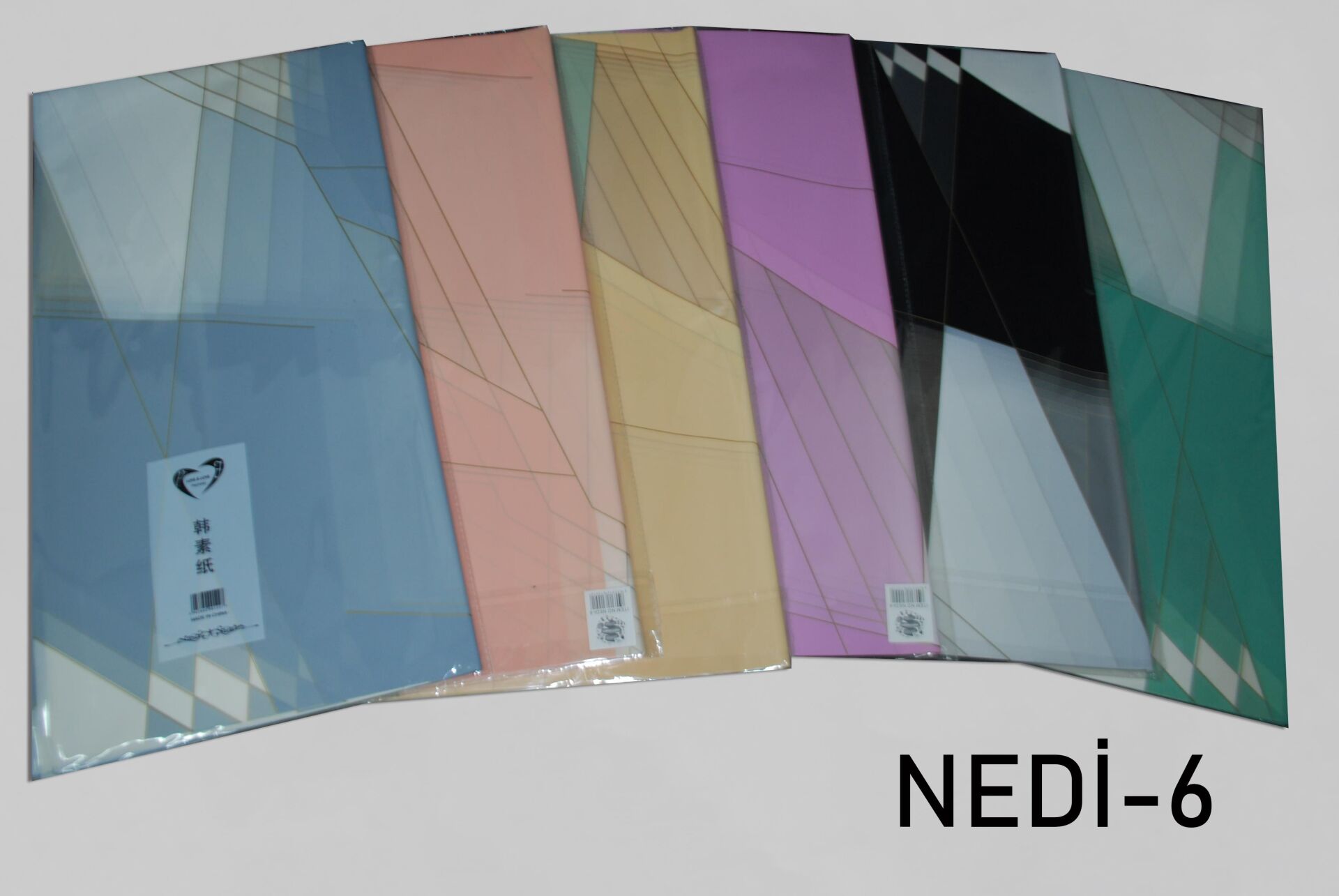 BUKETLİK PP GEOMETRİK ÇİZGİLİ 60*60 20 Lİ PK