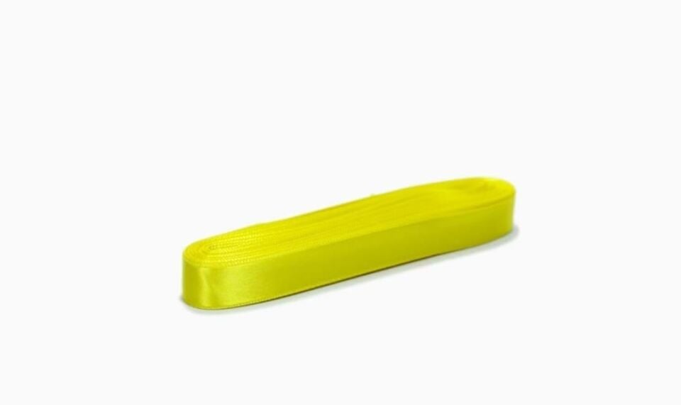 KURDELE SATEN SARI 10 MT 1 CM