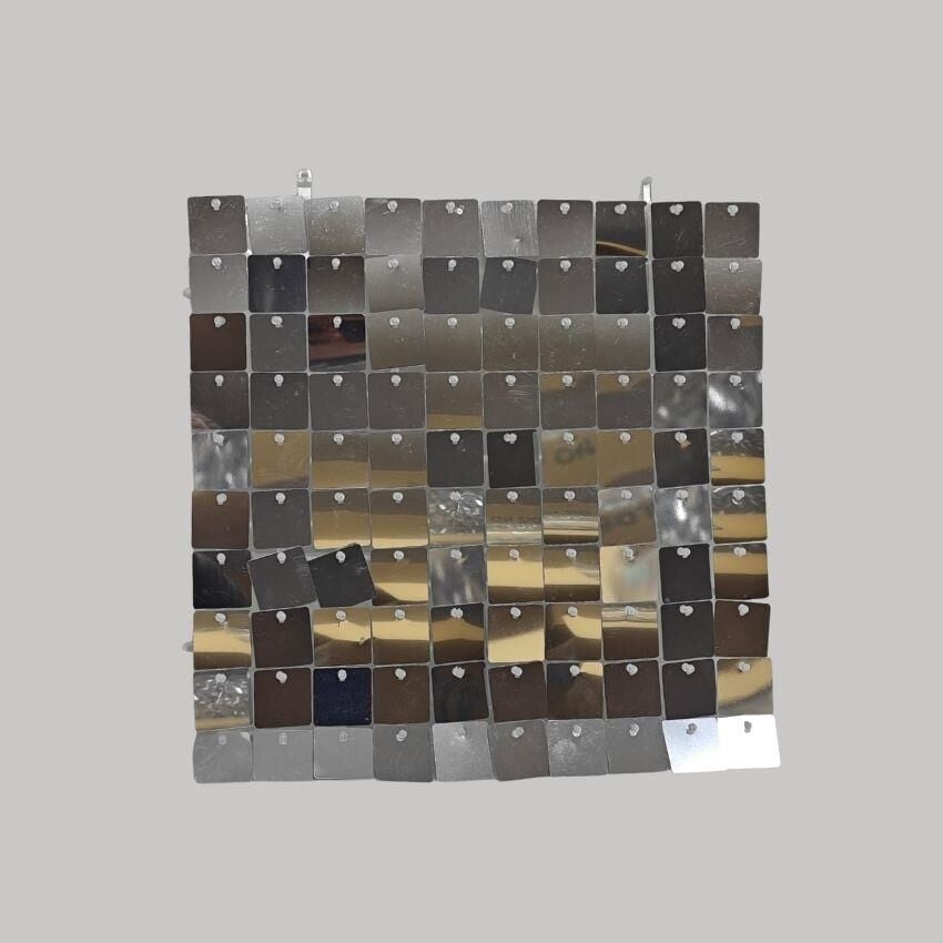 ARKA FON AYNALI 30*30 GÜMÜŞ