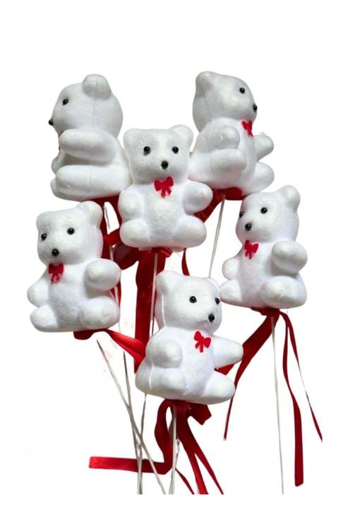 ÇUBUKLU STRAFOR AYICIK KÜÇÜK 50 Lİ BEYAZ